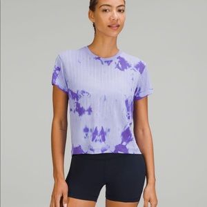 Lululemon train to be short sleeve shirt NWT charged indigo